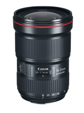 Canon Zoom Lens EF 16-35 Ultra Wide 2.8, excellent condition with box